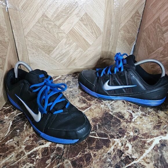 Nike women's GS Lunar tennis shoes black size Gs 7y women 8.5.  297 - Picture 1 of 11